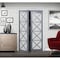 Renin Renin 48 in. x 80 1/2 in. Crochet Multi-X Design Pivot Door PV3330GGFGE048080 - alternate 2